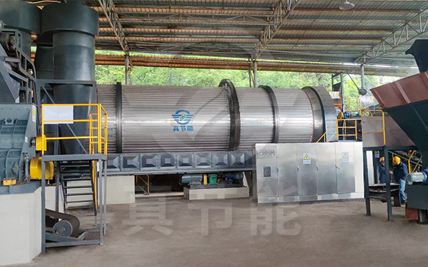 棕櫚粕烘干機(jī)運(yùn)行現(xiàn)場(chǎng) 棕櫚粕烘干機(jī)運(yùn)行現(xiàn)場(chǎng)